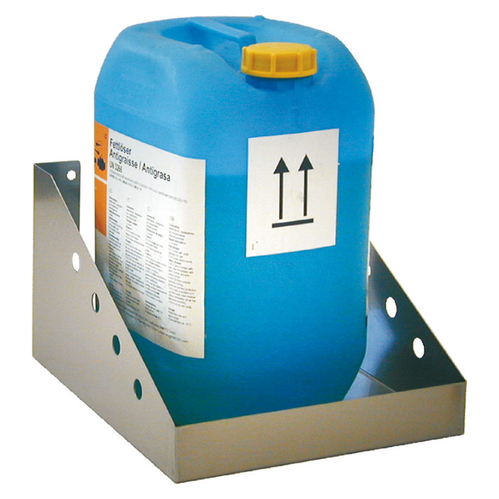 Wall-mounted open 24-liter canister holder