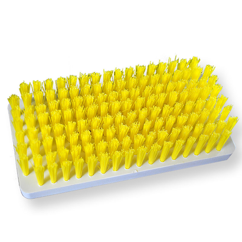 Replacement brush for sole and boot shaft cleaner