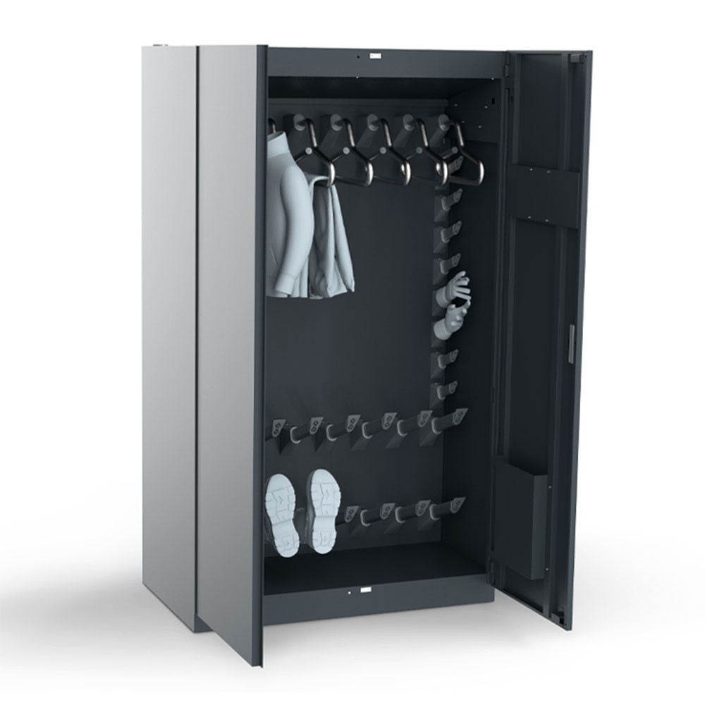 Clothing drying cabinet 8 with condensation drying