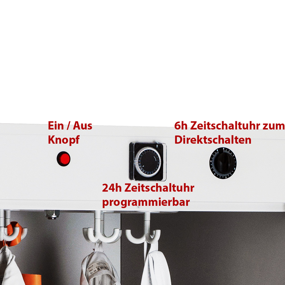 Clothing drying cabinet with hot air - Image 5