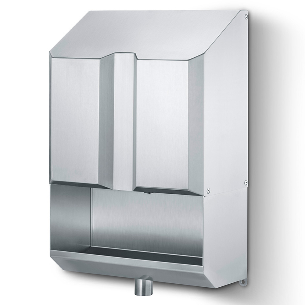 Hand dryer with drip tray