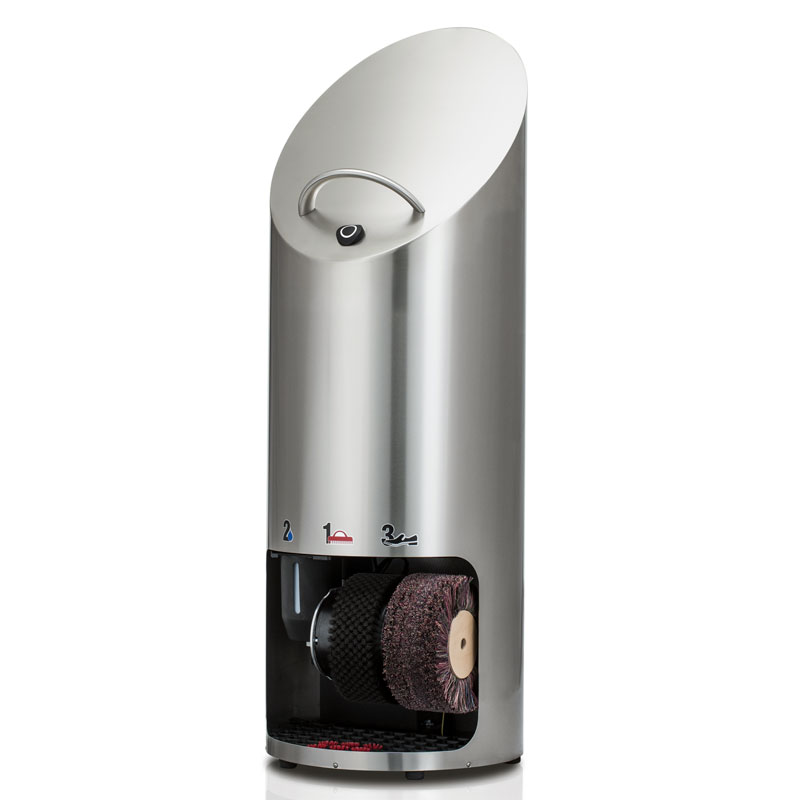 Ellipse shoe shine machine