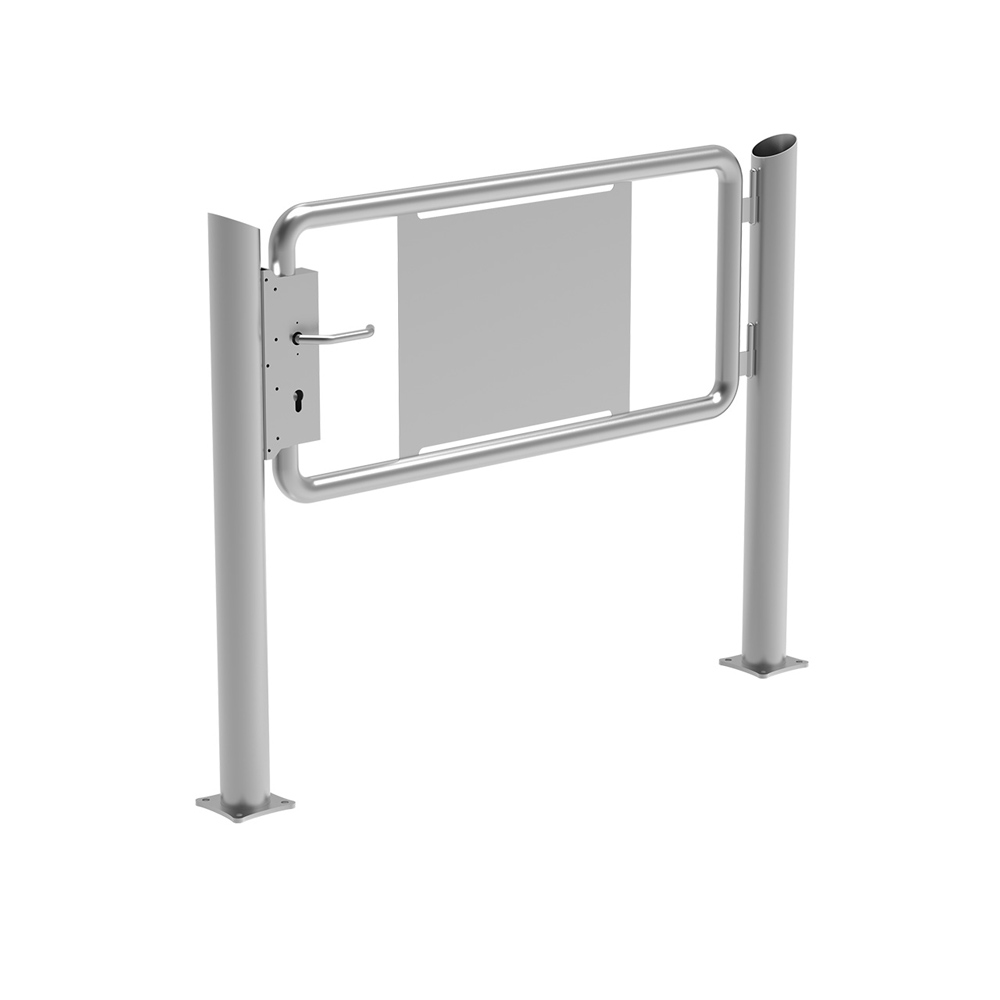 Stainless steel gate with knee strap