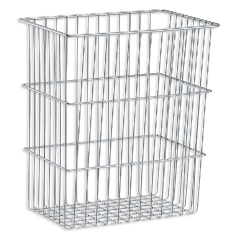 Wire mesh waste paper basket