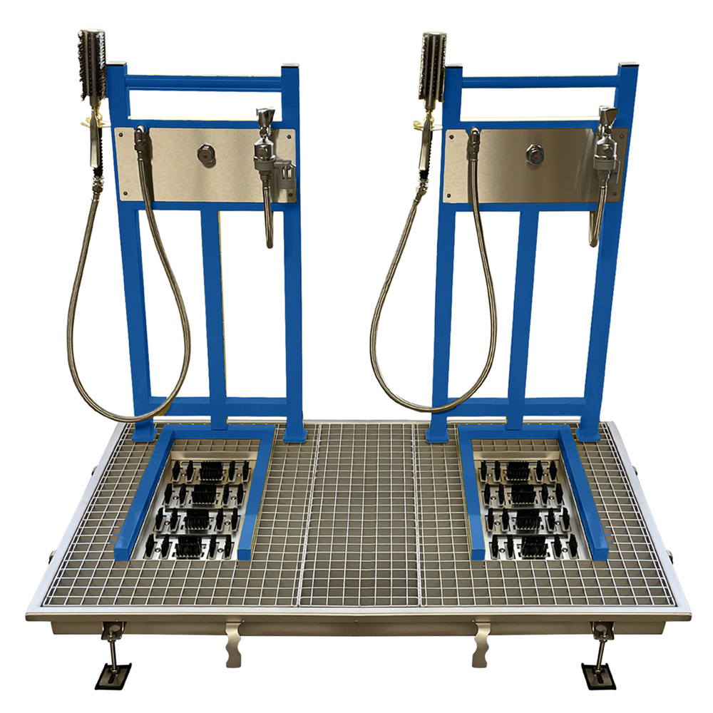 Work-shoe washing station low-profile built-in version - Image 2