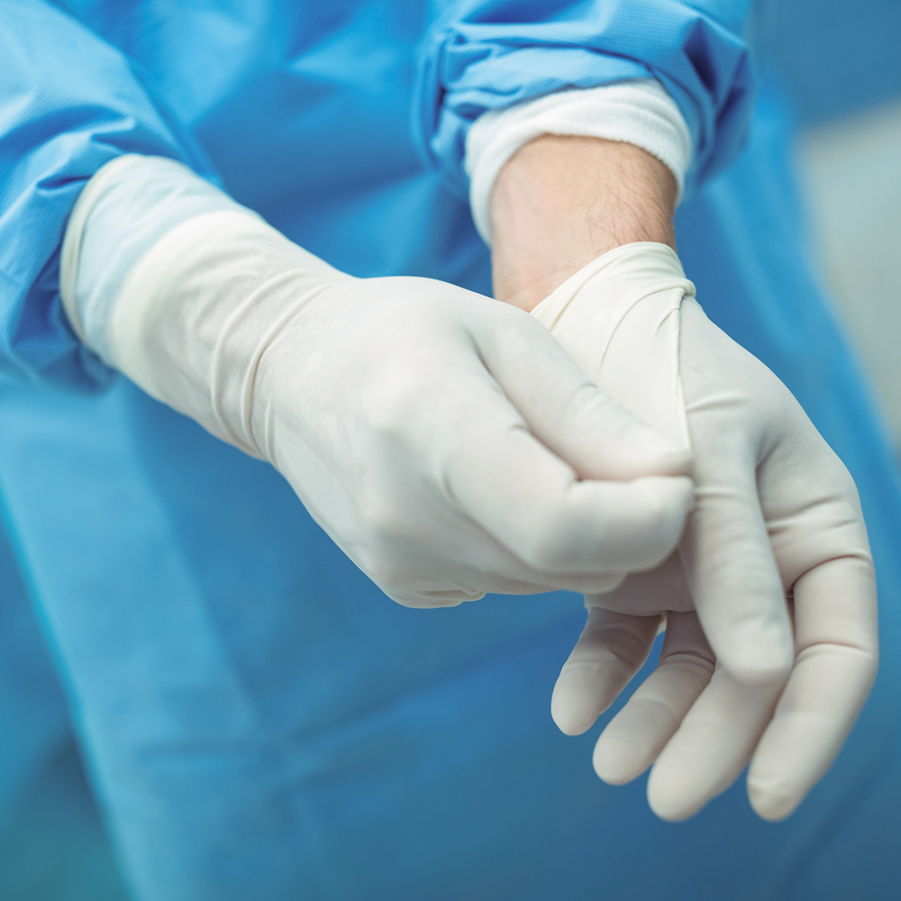 Disposable Latex Gloves, Powder-Free, Non-Slip, 1,000 Pieces - Image 2