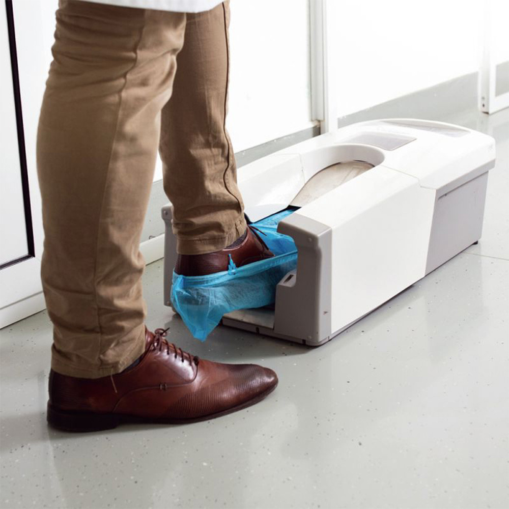 10 boxes or more = 7,000 pairs of shoe covers with thick CPE soles - Image 3