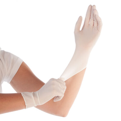 Powder-free stretchable disposable nitrile gloves pack of 1000