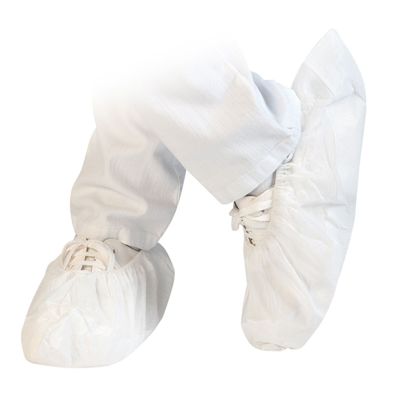 One-way shoe covers with strong CPE-sole 500 pieces - Image 2