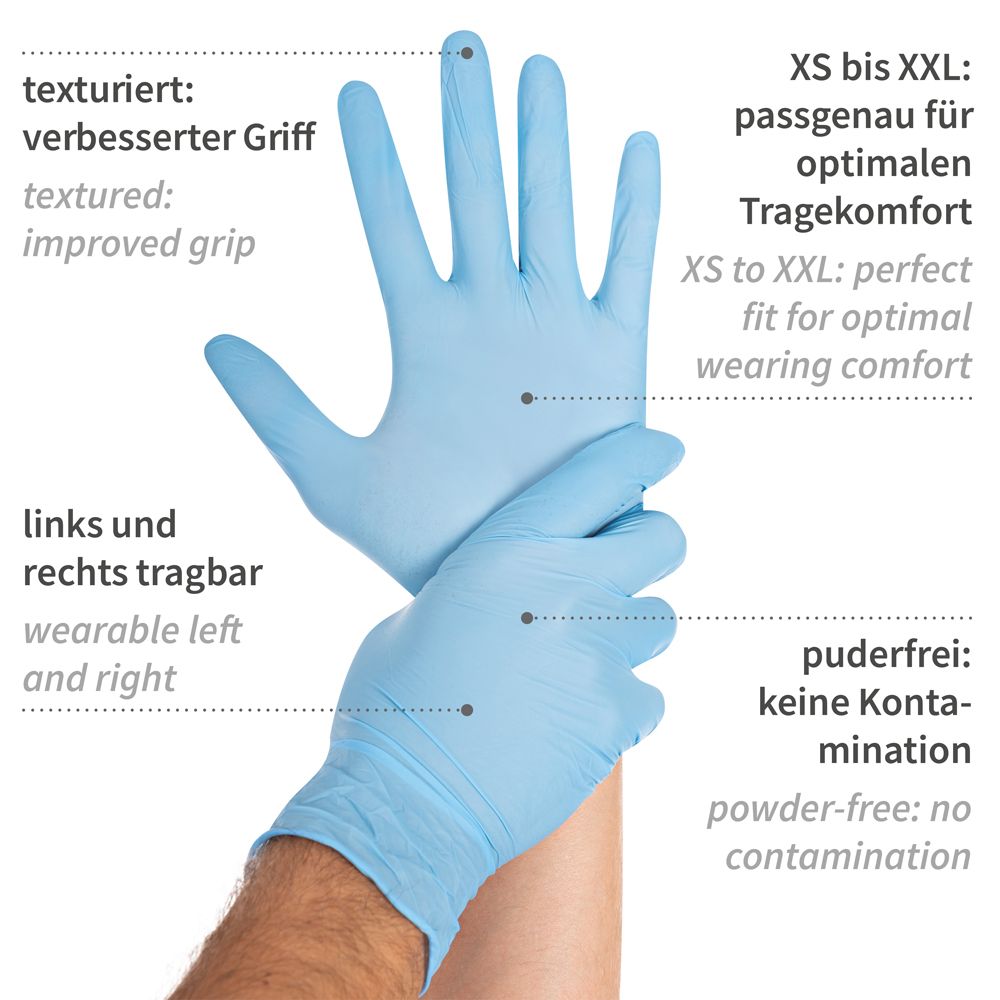 Sensitive powder-free vinyl gloves pack of 1000 - Image 5