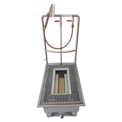 Stainless steel shoe cleaning machine built-in version