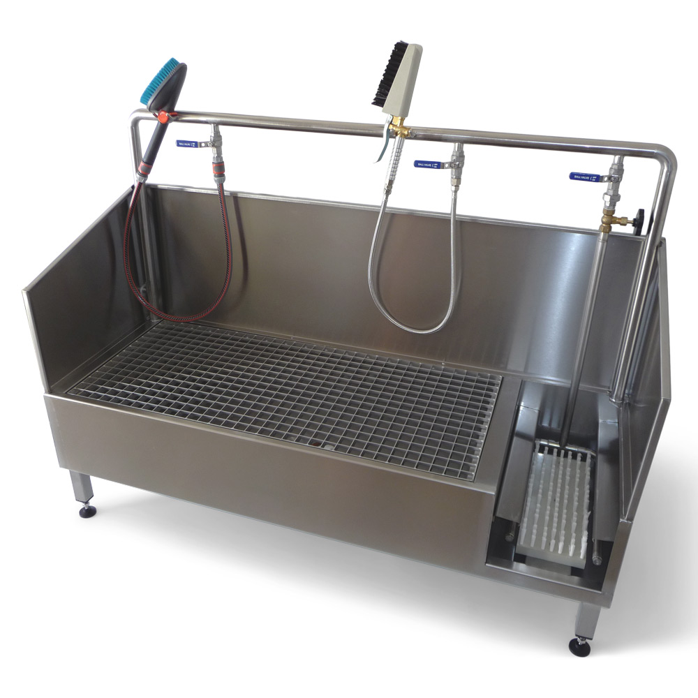 Shoe washer with a dirt collection tray - Image 2