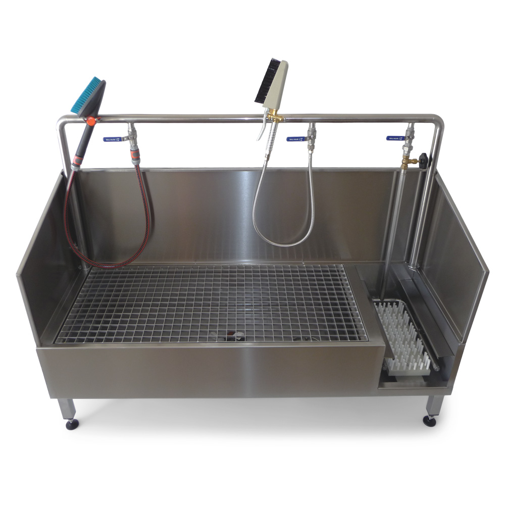 Shoe washer with a dirt collection tray - Image 3